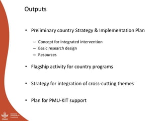 Planning the Priority Country Programs