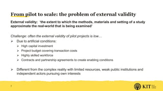 Facilitating scaling: Initial ideas for Livestock CRP Integrated Core Project