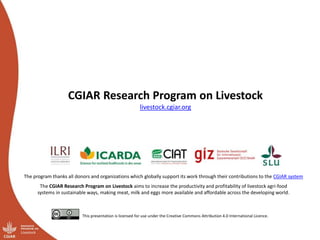 Uganda Pig Value Chain: Initial ideas for Integrated Core Project