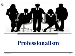 Professionalism
11/18/2018 24
 