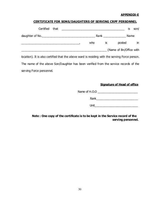 serving certificate format