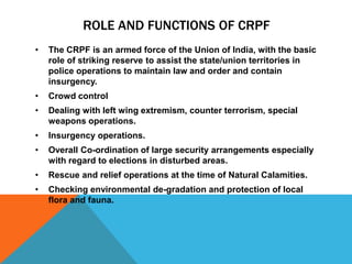Centeral Reserve Police Force | PPTX