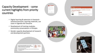 Capacity development and scaling for the Livestock CRP: Past, present and future