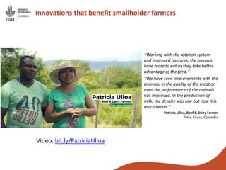 From genebanks to farmer’s fields: Forage breeding and selection to improve livelihoods