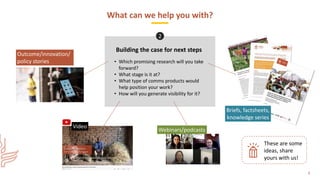 Our ‘not just business as usual’ communications plan