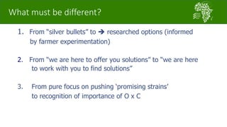 Village poultry: Transforming a sub-sector from family hobby to family business 