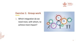 Integrating flagships and outcomes at country level