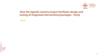 Integrating flagships and outcomes at country level