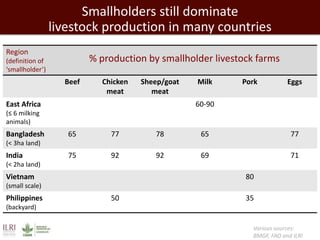 Developing a Livestock Agri-Food Systems Research Program for the CGIAR: Background and guiding questions for face to face consultations