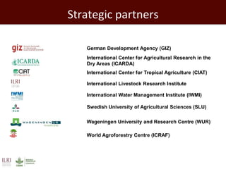 Developing a Livestock Agri-Food Systems Research Program for the CGIAR: Background and guiding questions for face to face consultations