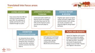 Reviewing and planning the CRP: Setting the scene 