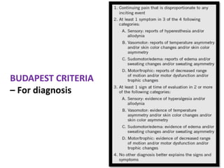 BUDAPEST CRITERIA
– For diagnosis
 