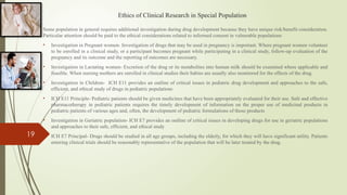 Ethics in Clinical Research Regulation including historical perspective ...