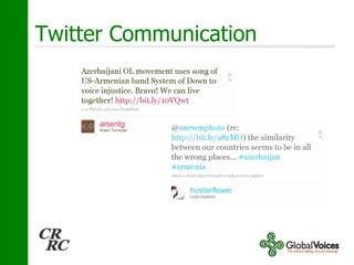 Perpetuating Conflict [...] people are often inclined to consider their existing attitudes and beliefs to be true and  filter the news through this lens . Thus, they accept messages in order to maintain their original perceptions. […] bias in the local media [...] serves as a means to  fuel and perpetuate hatred . This is a role the media has and  continues to play  with regards to the conflict over Nagorno Karabakh. Report on media in Armenia and Azerbaijan ,  Caucasus Resource Research Centers 