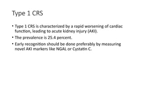 Crs Type Examples Cardio-Renal Syndrome in heart failure patients.pptx