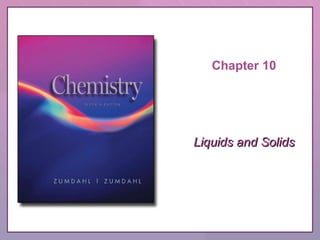 Chapter 10 Liquids and Solids 