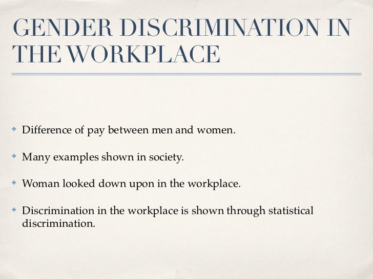 effects of gender wage discrimination on women When workplace discrimination is widespread, morale drops, trust is broken and, ultimately, the company's bottom line is affected. effects of gender wage discrimination on women When workplace discrimination is widespread, morale drops, trust is broken and, ultimately, the company's bottom line is affected.