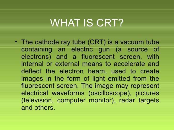 crt what is a crt