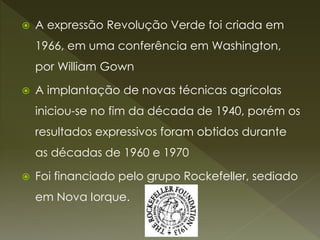 Críticas à revolução verde | PPTX
