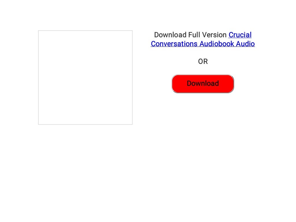 crucial conversations audio book