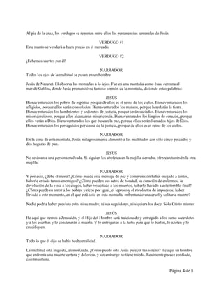 La crucifixión y la resurrección drama | PDF
