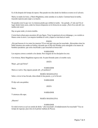 La crucifixión y la resurrección drama | PDF