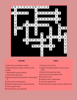 Crucigrama