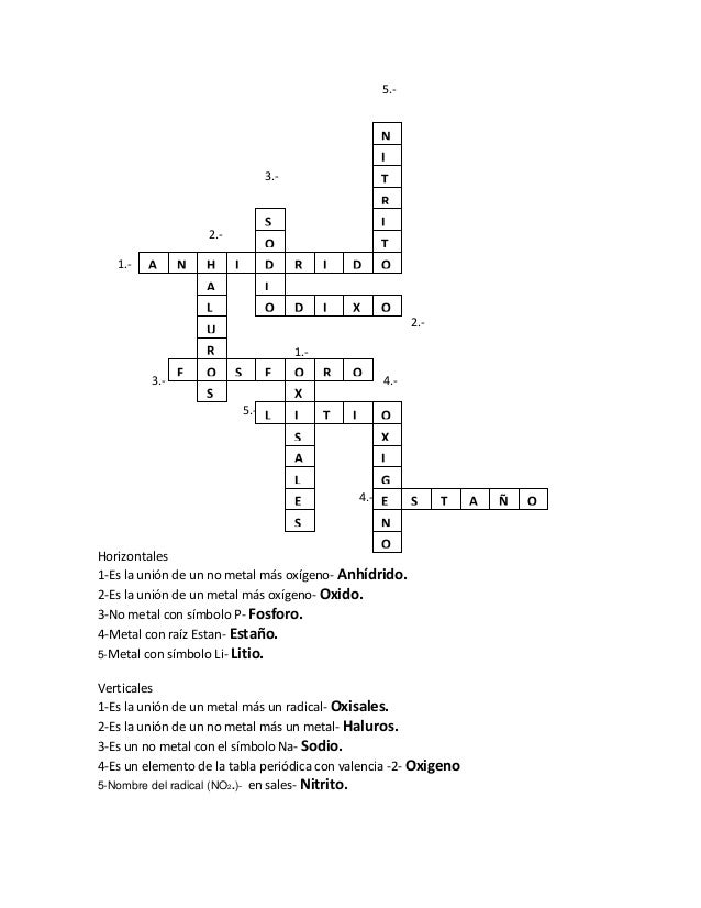 preguntas faciles de quimica crucigrama de quimica 3 parcial preguntas faciles de quimica crucigrama de quimica 3 parcial