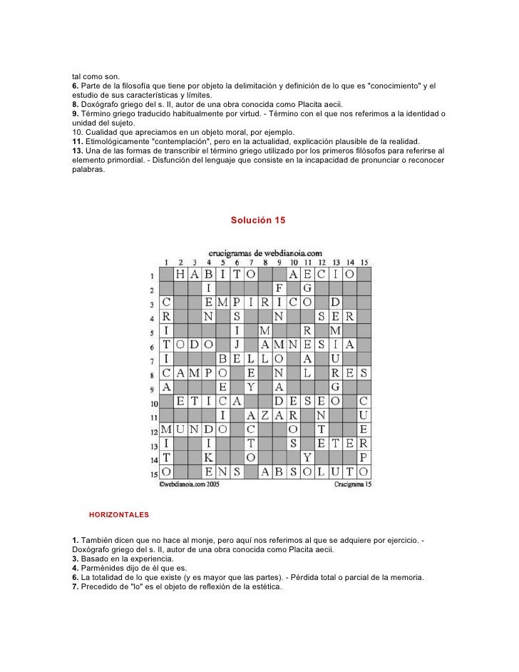 preguntas filosoficas acerca de la verdad crucigramas preguntas filosoficas acerca de la verdad crucigramas