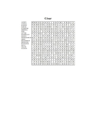 Cruciverba et altera