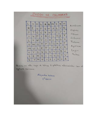 Cruciverba et altera