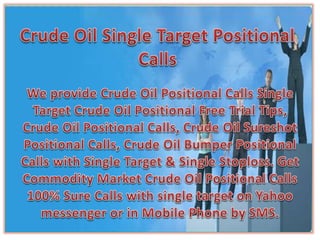 Crude oil single target positional calls