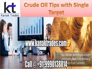 Crude oil tips with single target