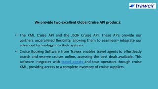 Cruise Booking API,White Label Cruise Booking Engine | PPTX