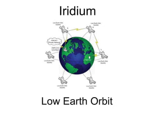 Iridium 
Low Earth Orbit 
 