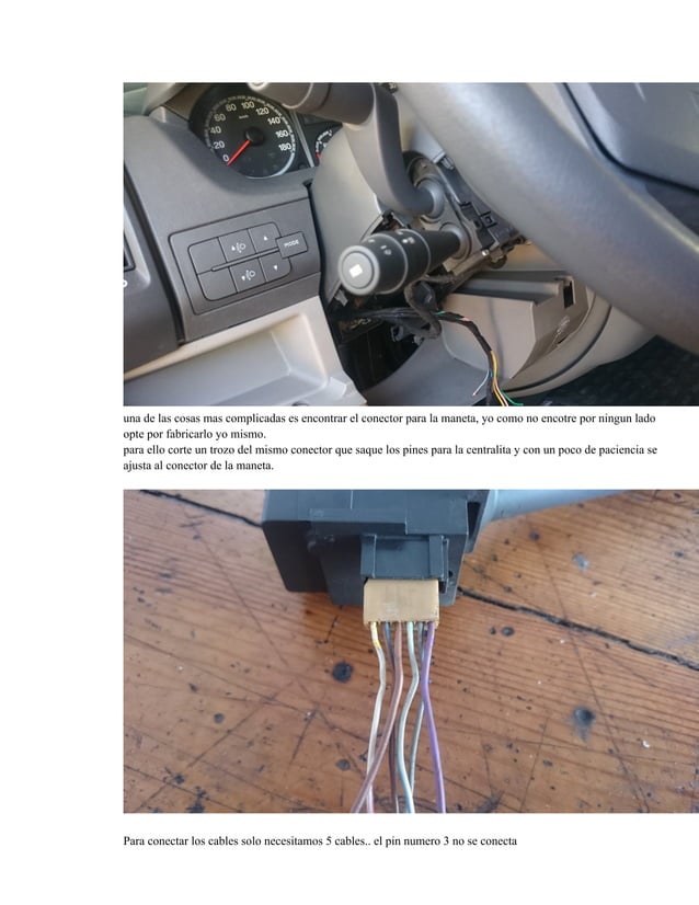 Cruise control original fiat ducato