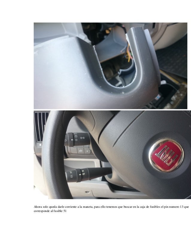 Cruise control original fiat ducato