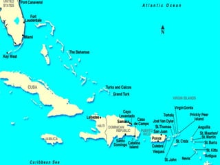 Eastern Caribbean Cruise Map Cruise Geography