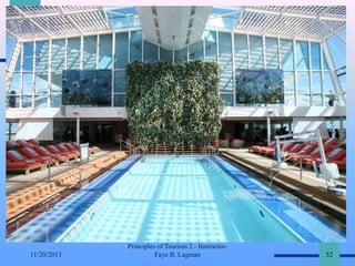 11/20/2013

Principles of Tourism 2 - InstructorFaye B. Lagman

52

 