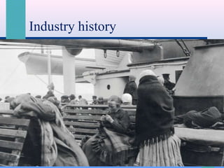 Industry history

11/20/2013

Principles of Tourism 2 - InstructorFaye B. Lagman

8

 
