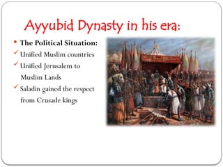 Crusades and Salhuddin Ayubi by Hadia Abaid VII G1.pptx
