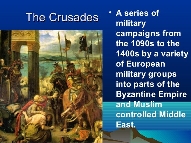 Crusades causes&results