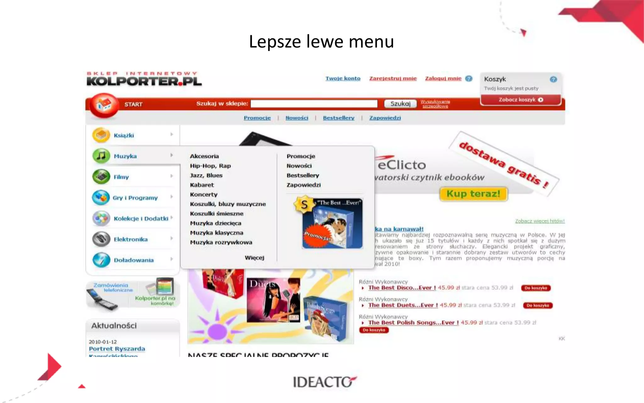 Lepsze lewe menu

 