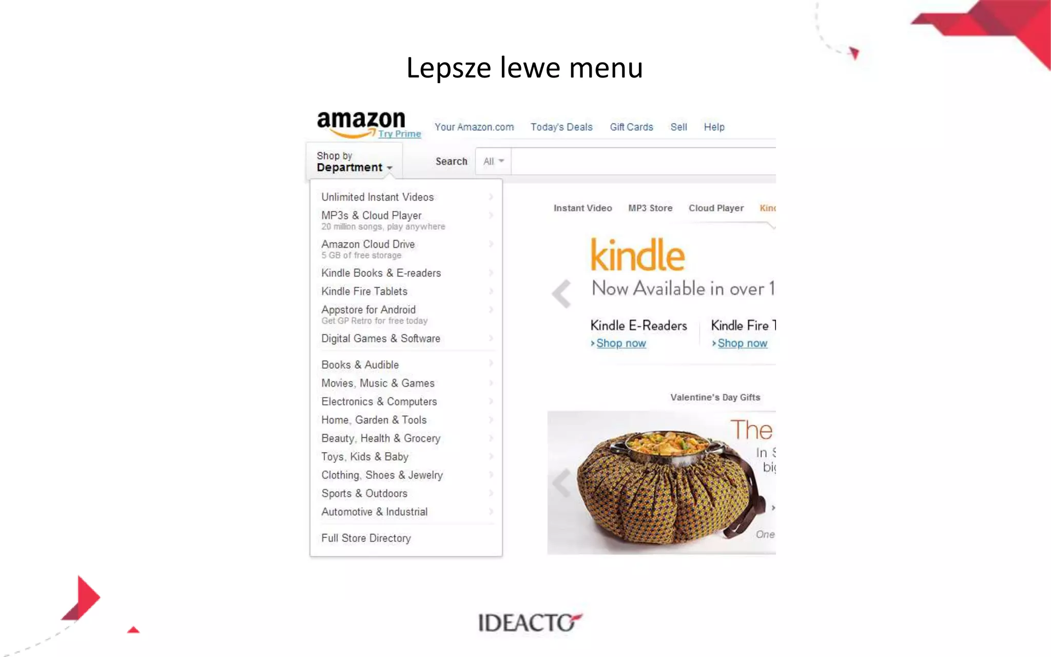 Lepsze lewe menu

 