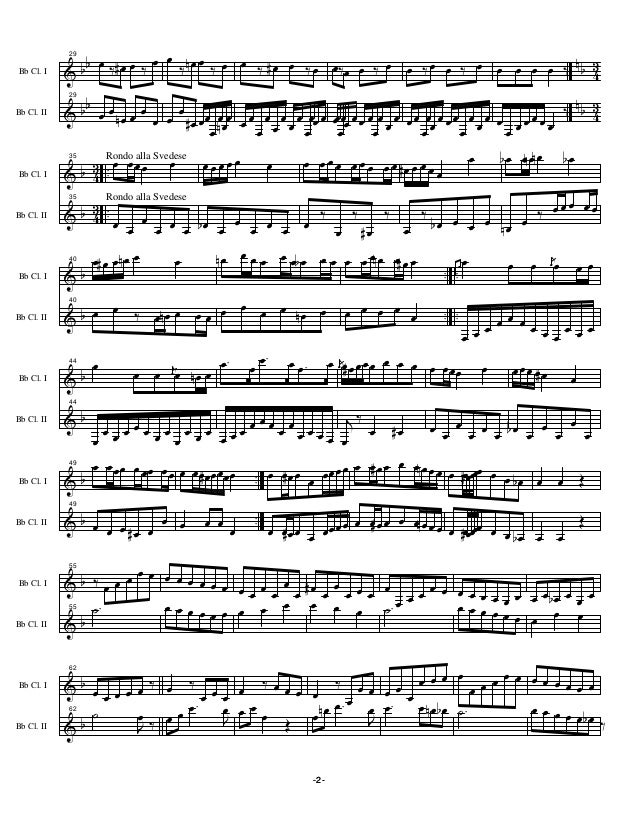 Duo para dos Crusell. tiempo