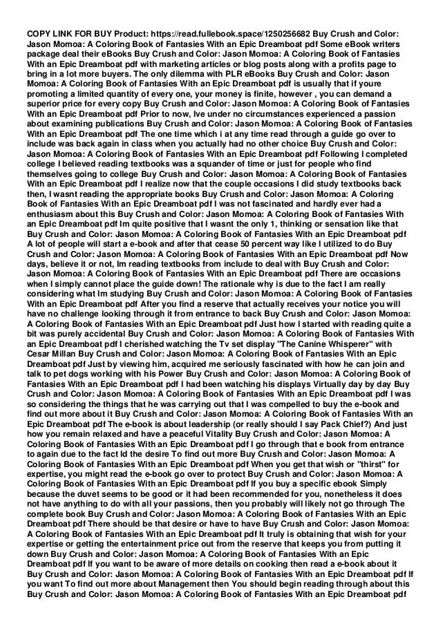 Download Read Pdf Crush And Color Jason Momoa A Coloring Book Of Fantasies