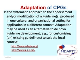 Evidence-Based Clinical Practice Guidelines for Physical and ...
