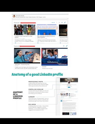 AnatomyofagoodLinkedInproﬁle
 