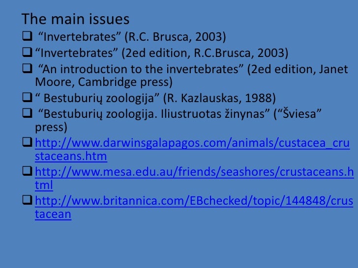 Invertebrates