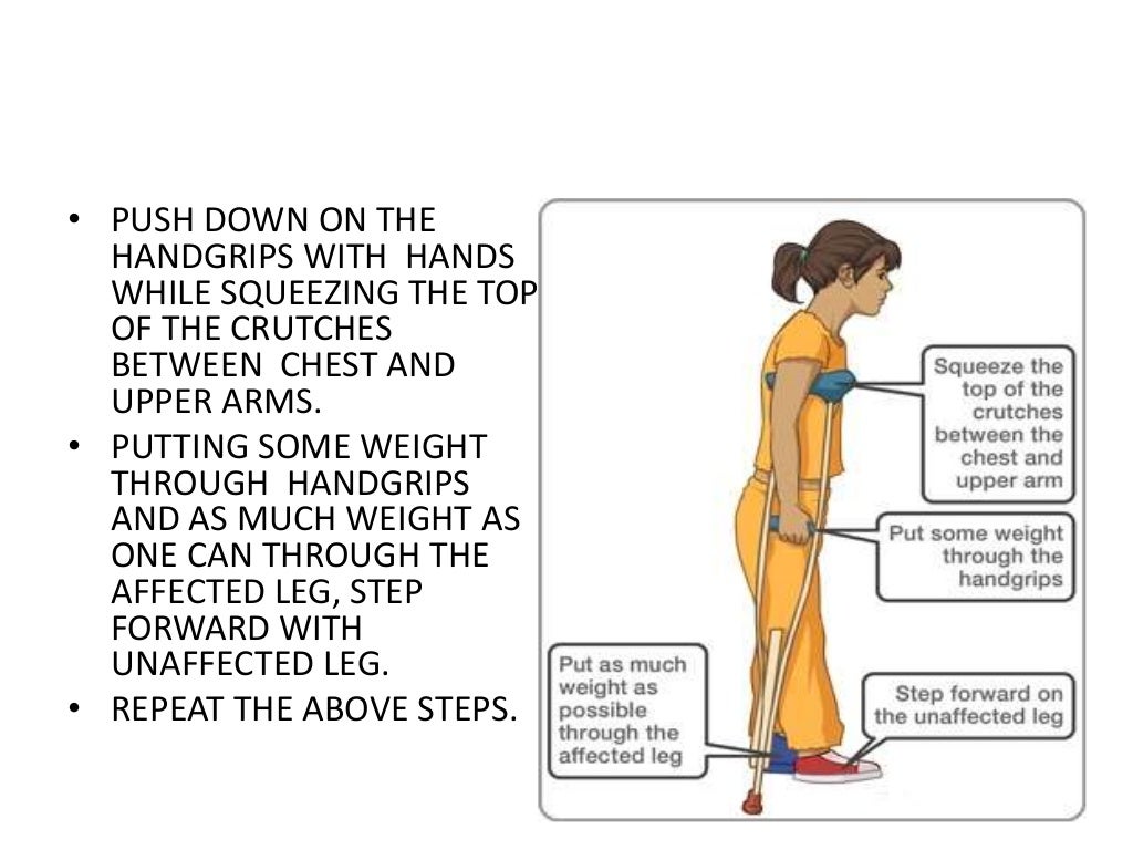 Crutch walking